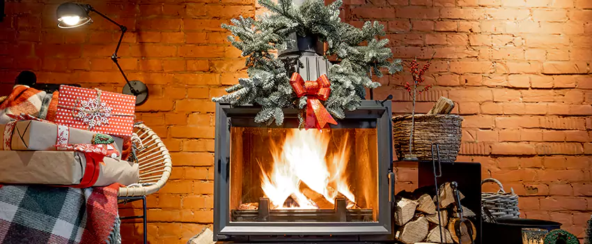 Travis Industries Linear Gas Fireplace Installation in Kenmore, New York
