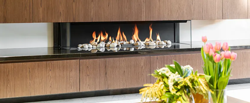 Double-height Fireplace Design Refurbishment in Kenmore, New York