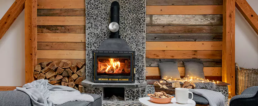 Thelin Hearth Products Direct Vent Gas Stove Fireplace Inspection in Kenmore, New York